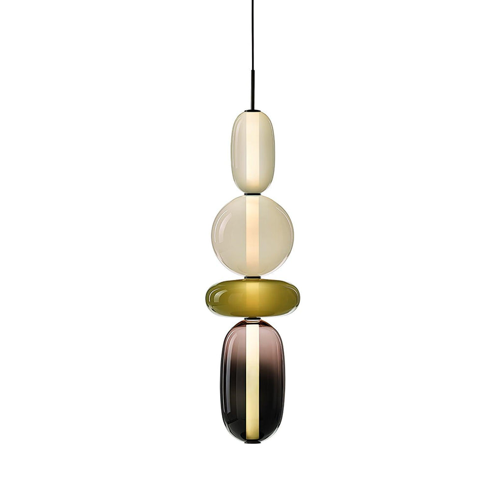 Quorra Prism Glass Pendant Light Colorful Modern LED Fixture