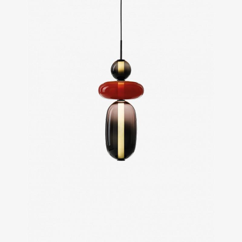 Quorra Prism Glass Pendant Light Colorful Modern LED Fixture