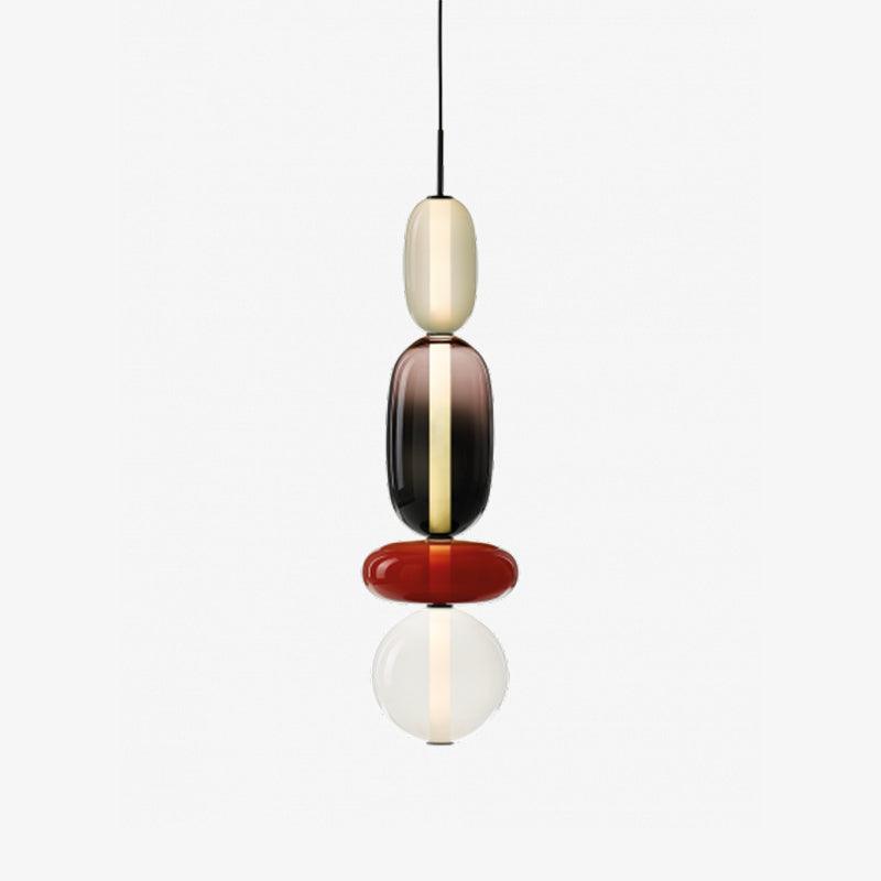Quorra Prism Glass Pendant Light Colorful Modern LED Fixture