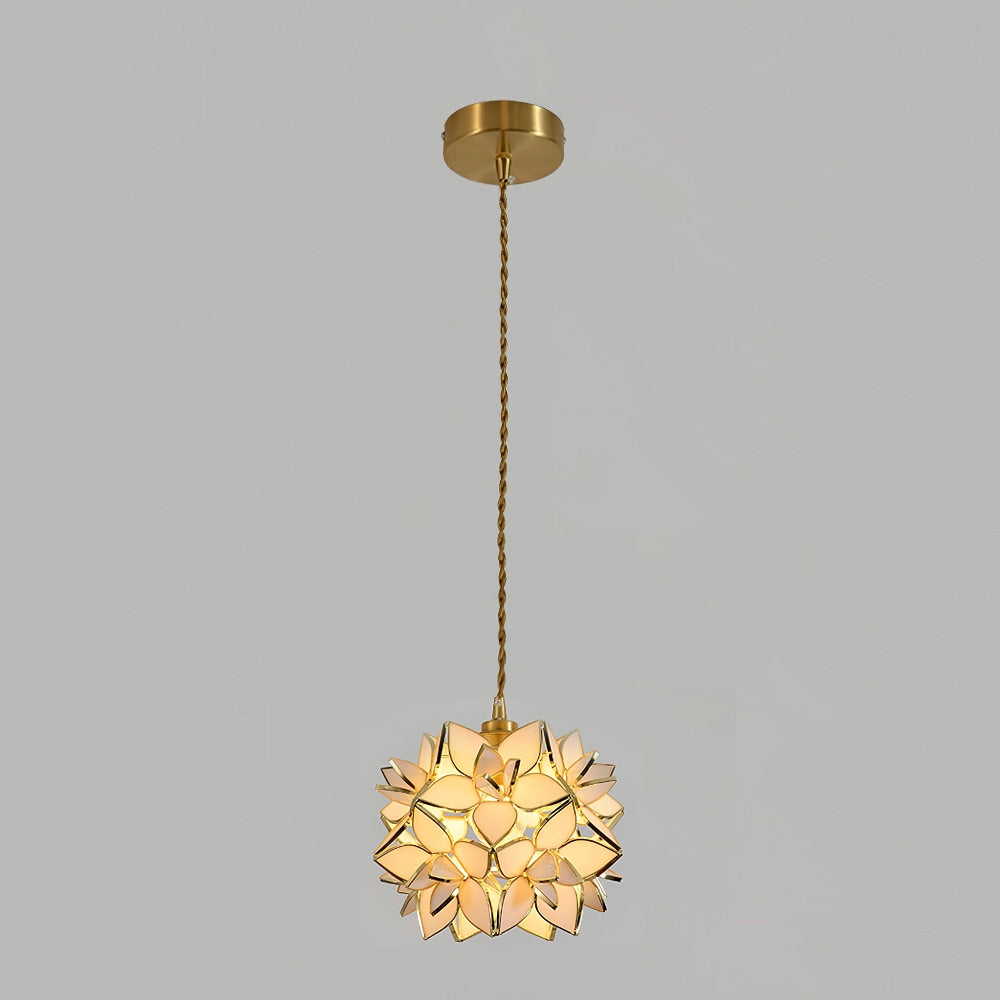 LumaShell Capiz Shell Pendant Light With Refined Elegance