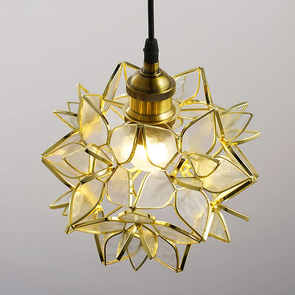 LumaShell Capiz Shell Pendant Light With Refined Elegance