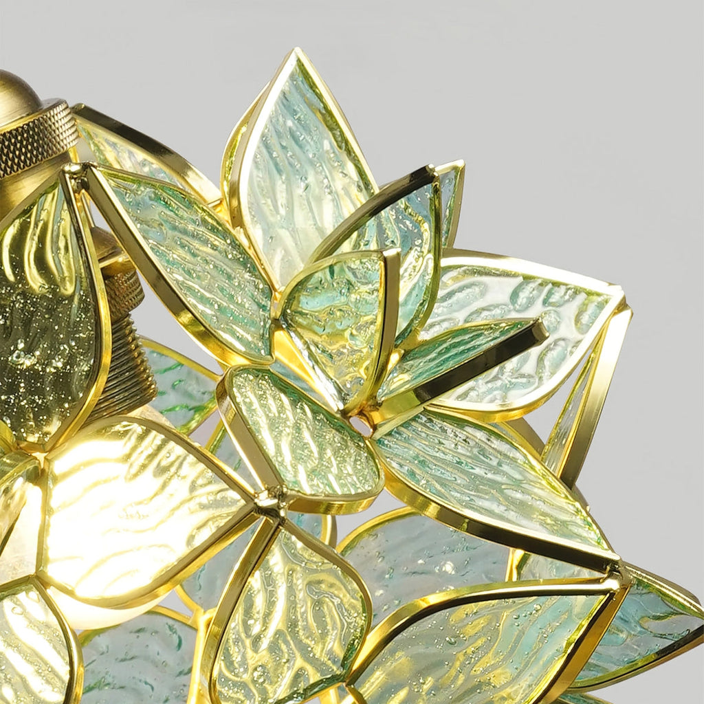 CapizLuxe Pendant Light Handcrafted Ceiling Lamp With Elegant Glow