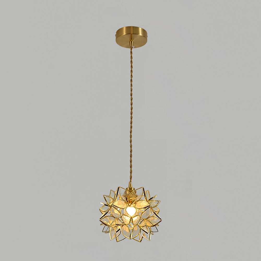 LumaShell Capiz Shell Pendant Light With Refined Elegance