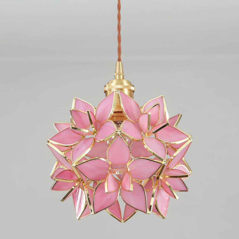 CapizLuxe Pendant Light Handcrafted Ceiling Lamp With Elegant Glow