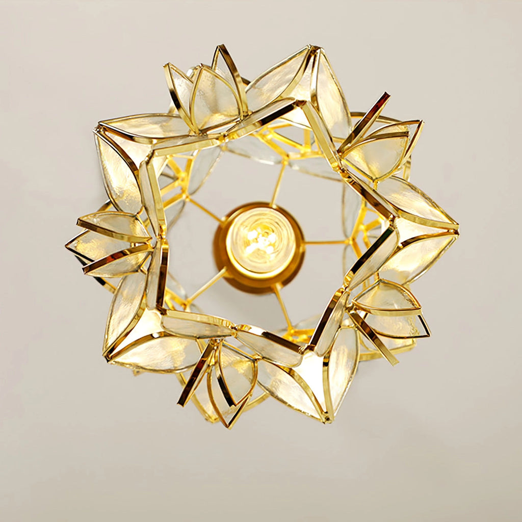 LumaShell Capiz Shell Pendant Light With Refined Elegance