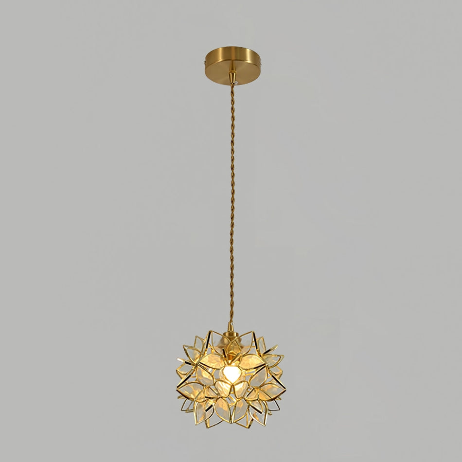 LumaShell Capiz Shell Pendant Light With Refined Elegance