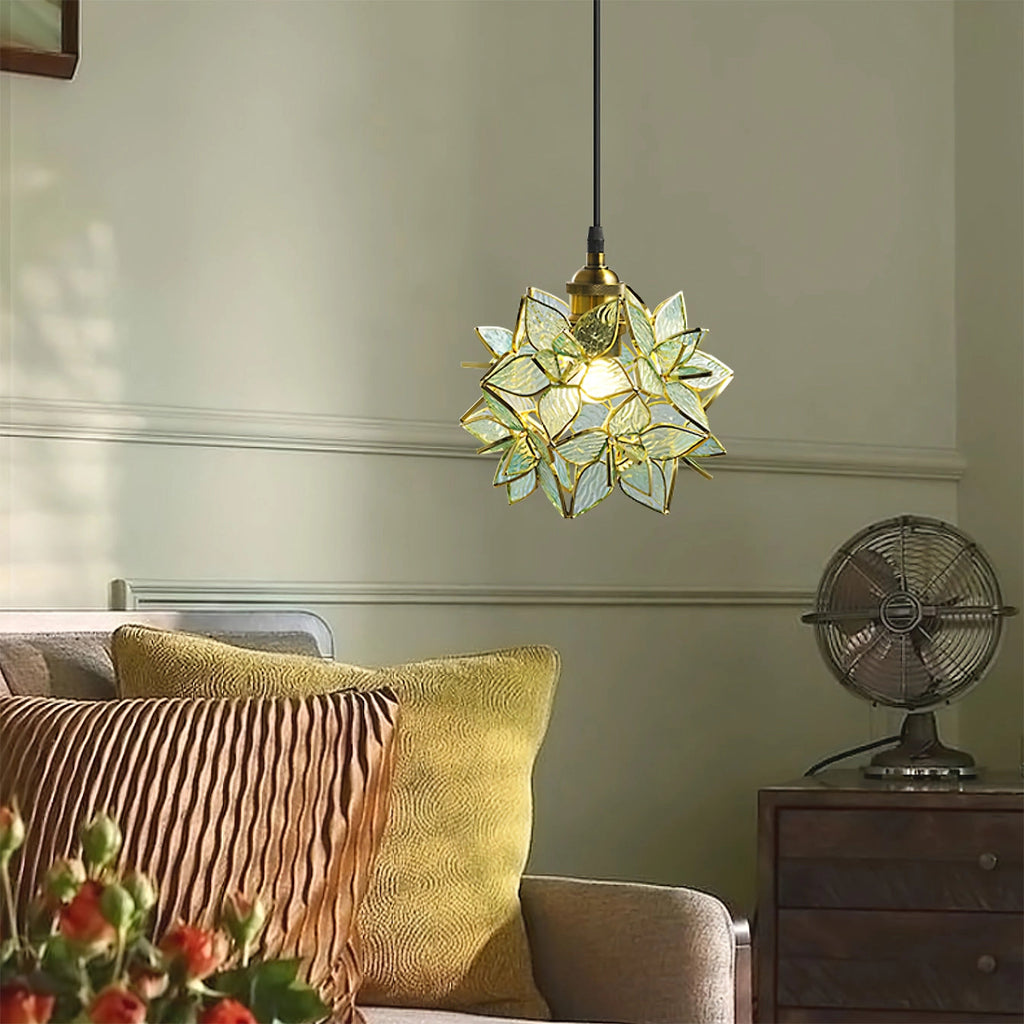 LumaShell Capiz Shell Pendant Light With Refined Elegance