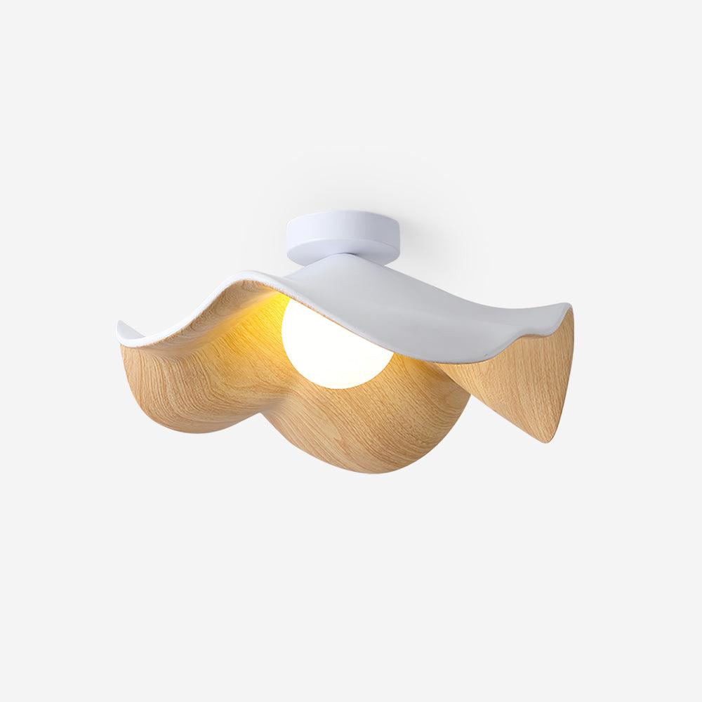 Lanoe Ceiling Light Wood Black&White | ventumra