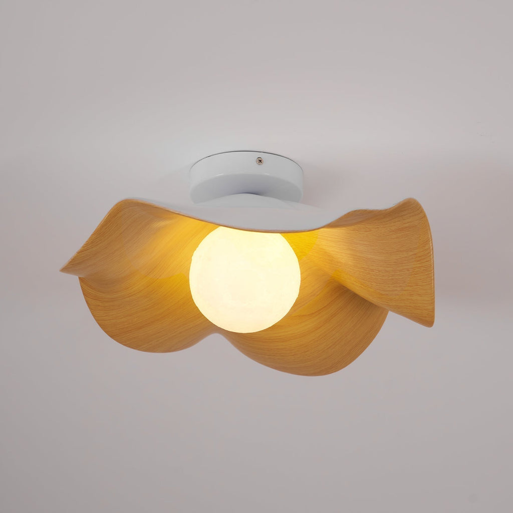 Lanoe Ceiling Light Wood Black&White | ventumra