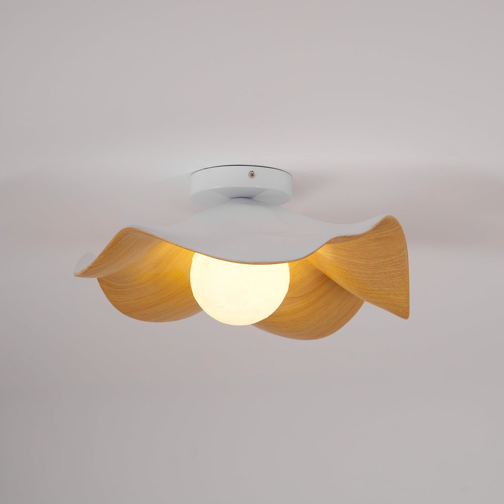 Lanoe Ceiling Light Wood Black&White | ventumra