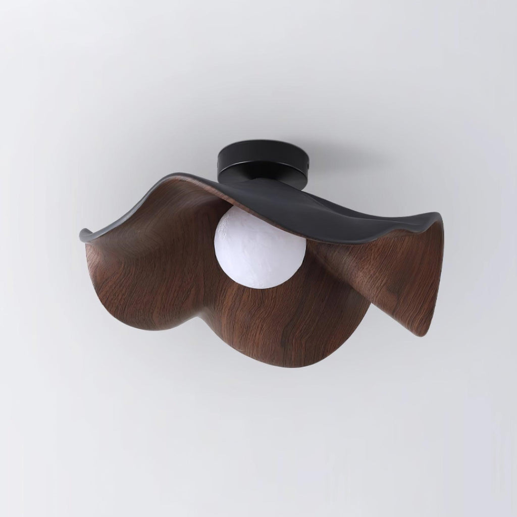 Lanoe Ceiling Light Wood Black&White | ventumra