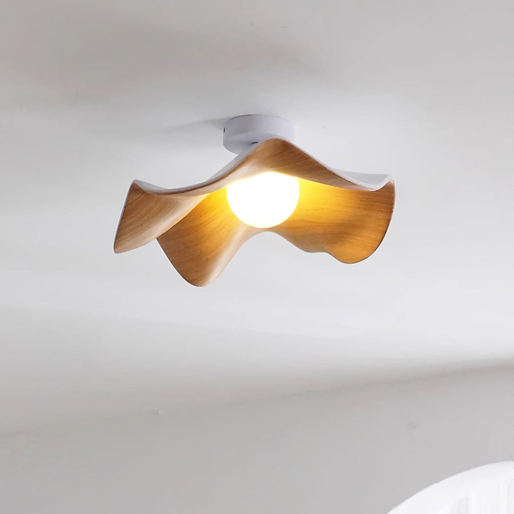 Lanoe Ceiling Light Wood Black&White | ventumra