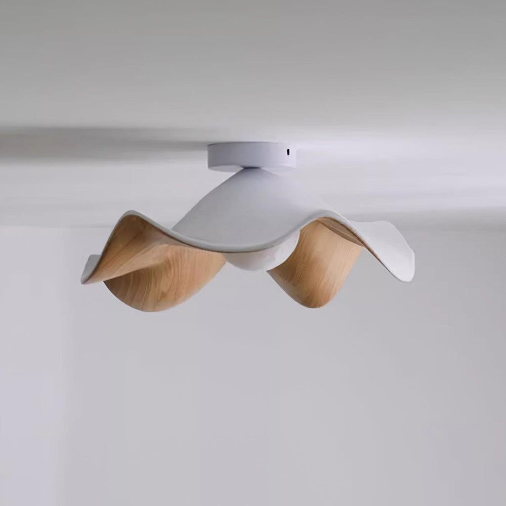 Lanoe Ceiling Light Wood Black&White | ventumra