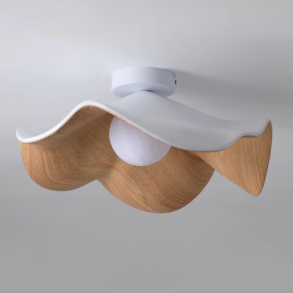 Lanoe Ceiling Light Wood Black&White | ventumra