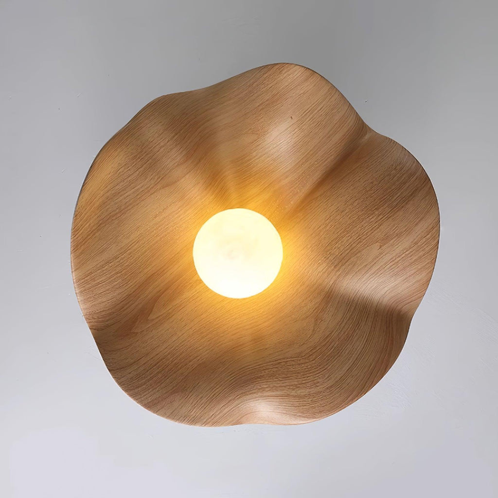 Lanoe Ceiling Light Wood Black&White | ventumra