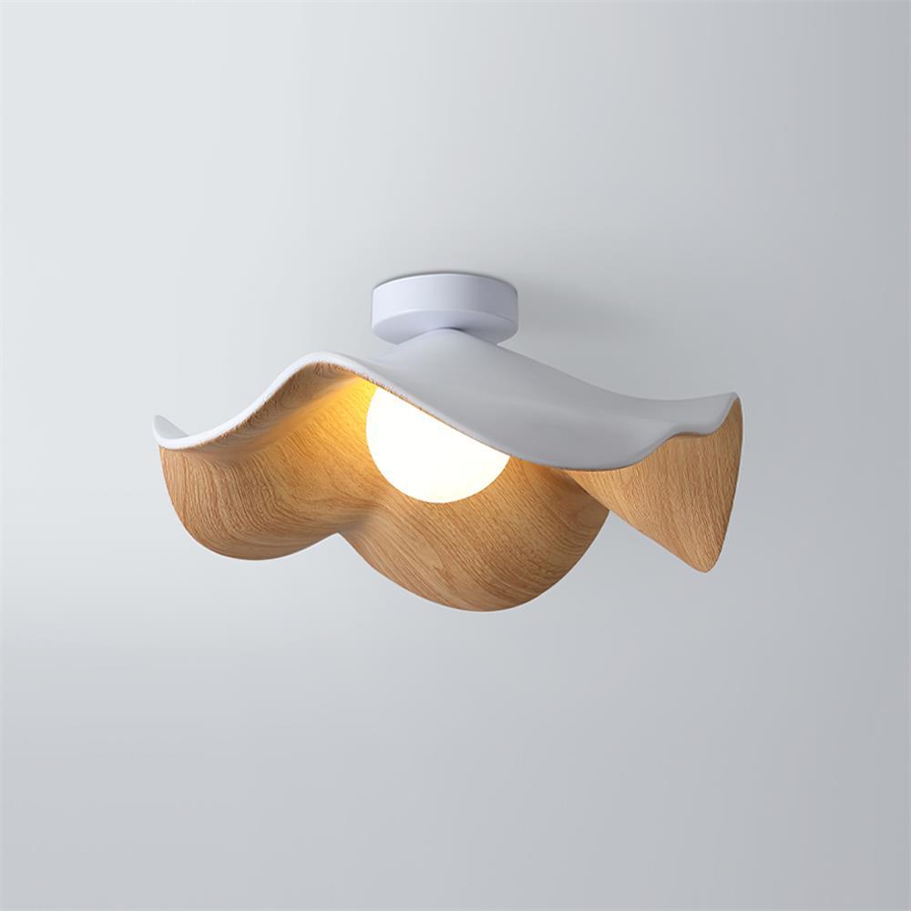 Lanoe Ceiling Light Wood Black&White | ventumra