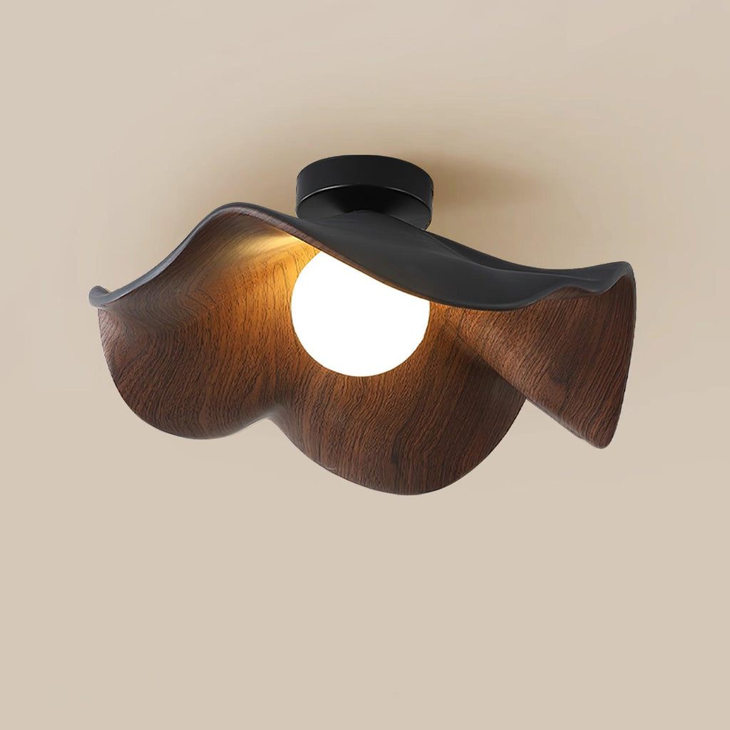 Lanoe Ceiling Light Wood Black&White | ventumra