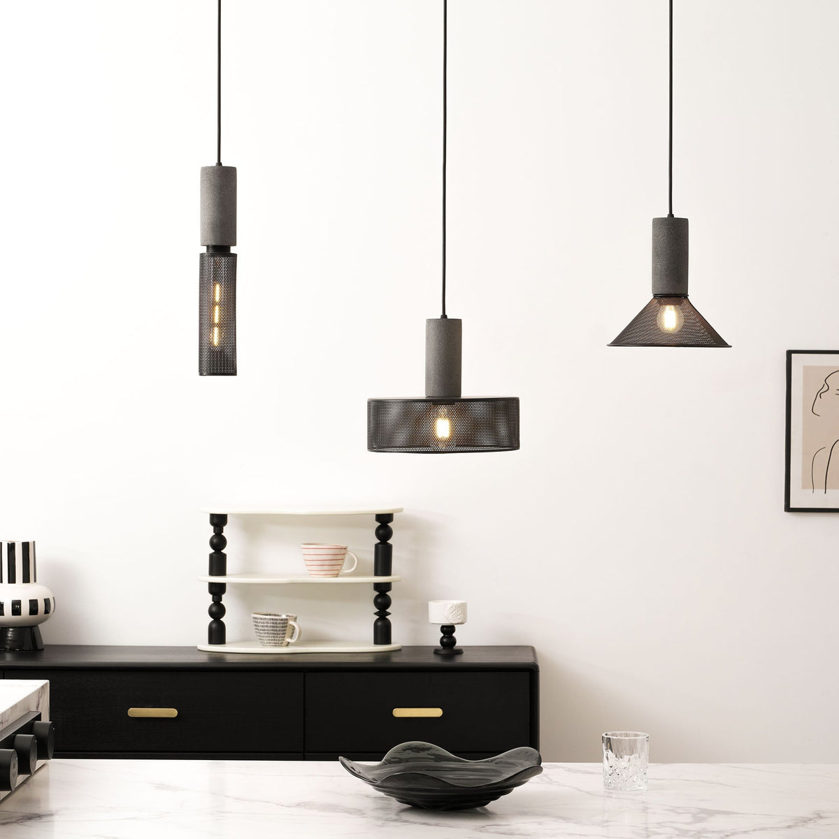 Mesh Cylinder Pendant Light | Ventumra