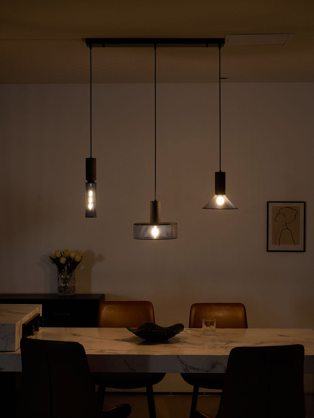 Mesh Cylinder Pendant Light | Ventumra