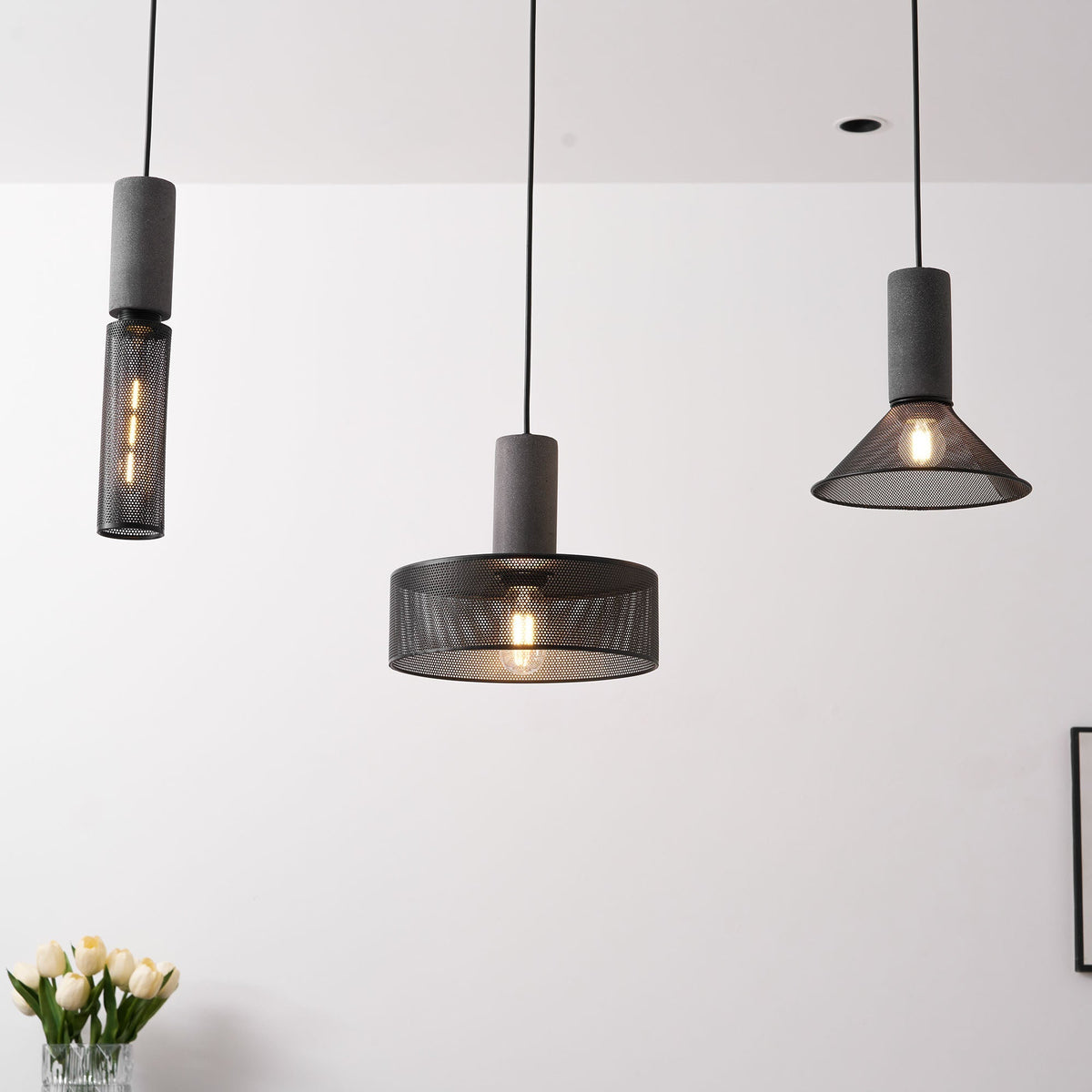 Mesh Cylinder Pendant Light | Ventumra