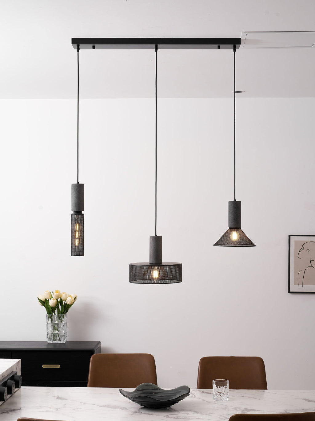 Mesh Cylinder Pendant Light | Ventumra