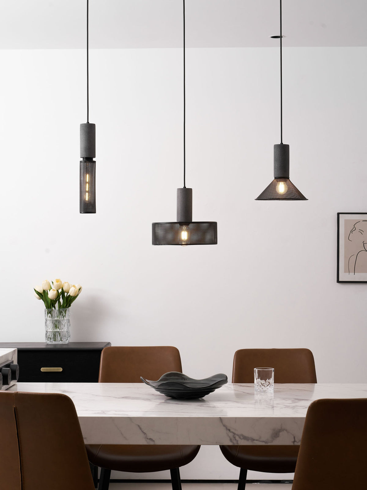Mesh Cylinder Pendant Light | Ventumra