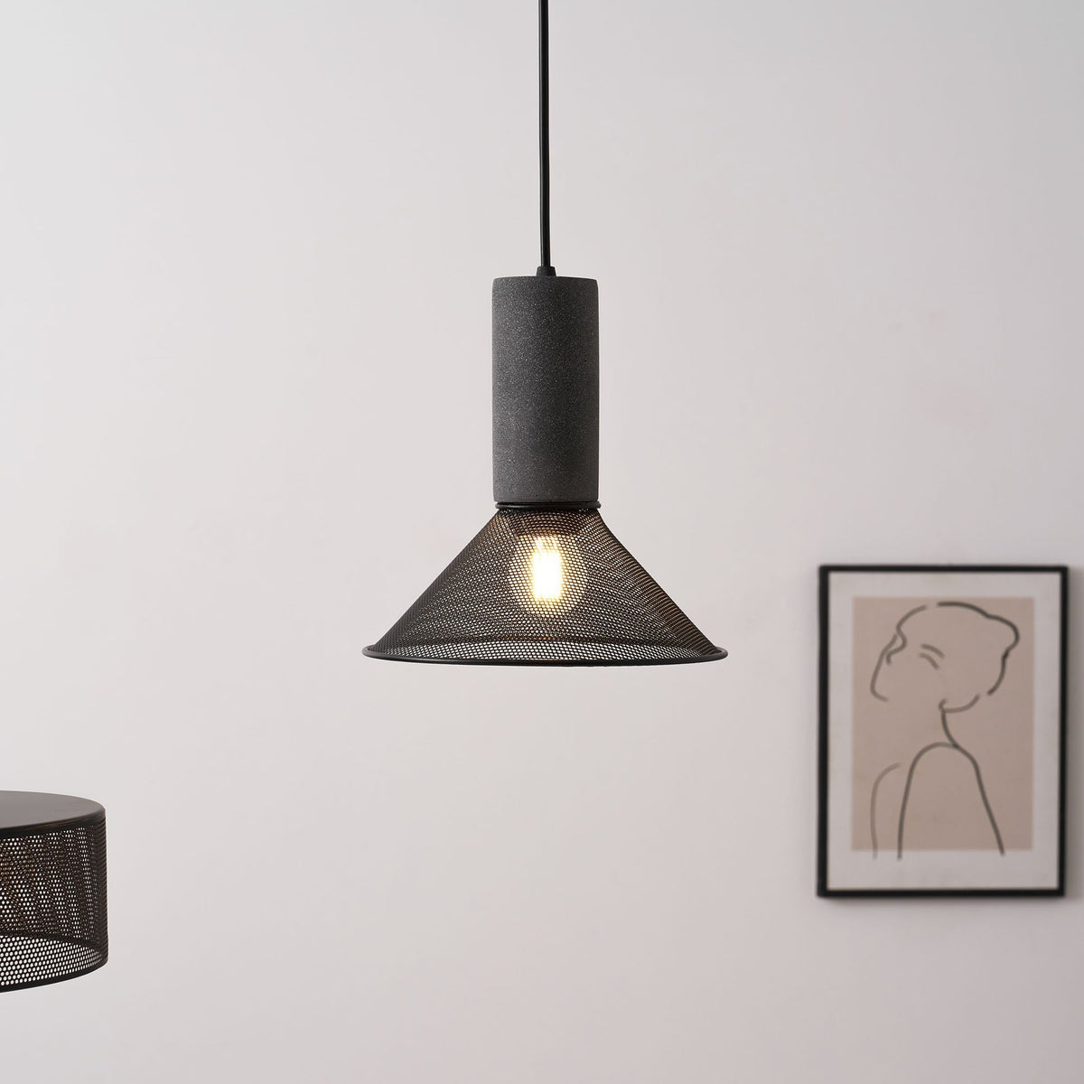 Mesh Cylinder Pendant Light | Ventumra