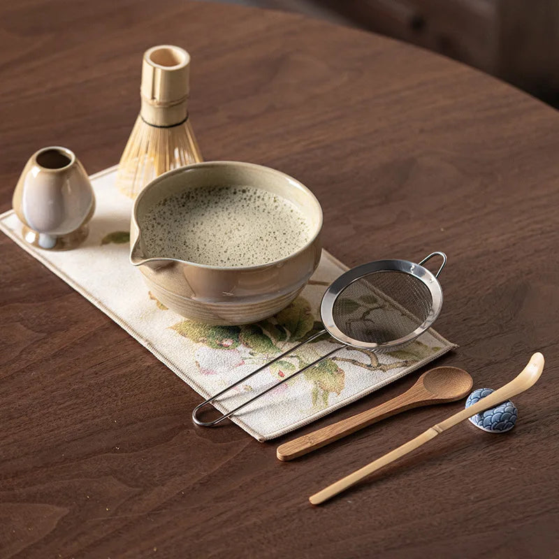 7-Piece Ceramic Matcha Set for Traditional Tea Ceremony | Ventumra