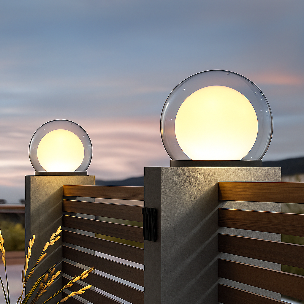 Lunara Solar Outdoor Moon Lamp With Soft Ambient Glow