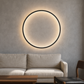 Geometrické kruhové nástěnné svítidlo Halo | Ventumra