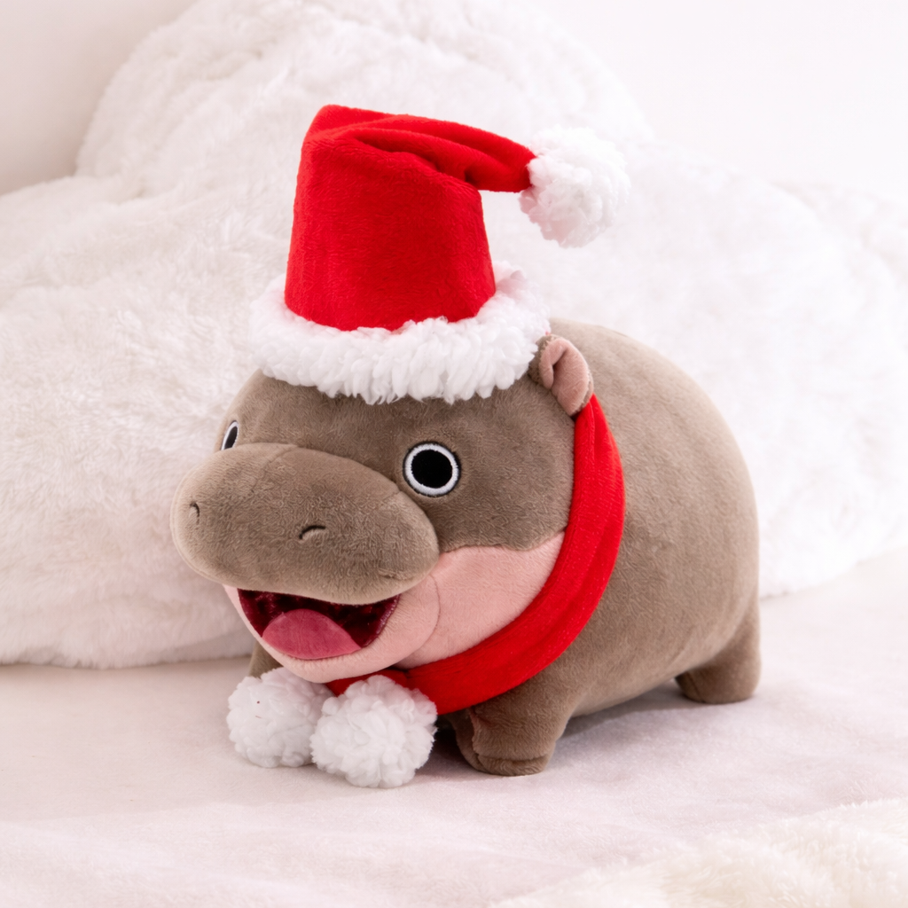 Kawaii Moo Deng Baby Hippo Plushie | ventumra