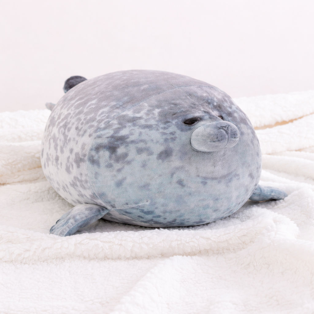 kawaiies-softtoys-plushies-kawaii-plush-Lazy Chubby Seal Soft toy 