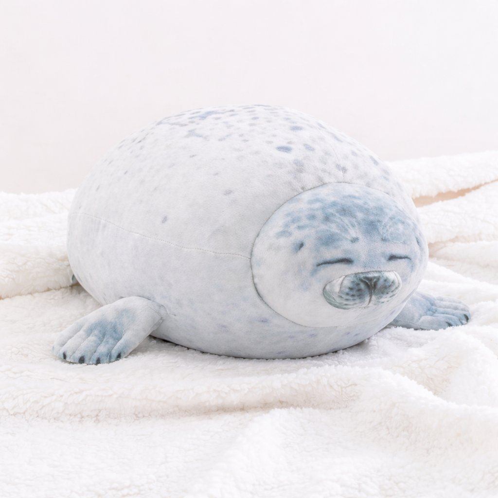 kawaiies-softtoys-plushies-kawaii-plush-Lazy Chubby Seal Soft toy 