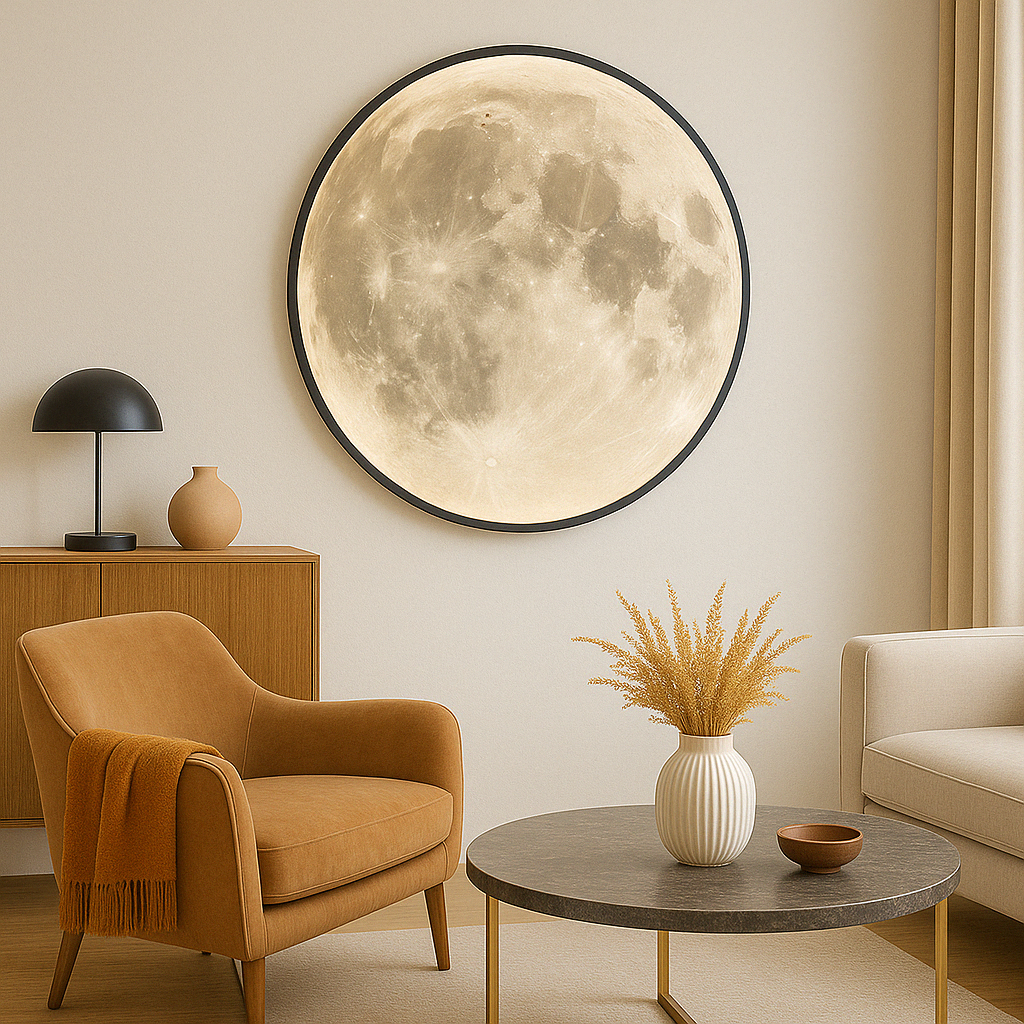 Sculptural Lunar Wall Light | Ventumra