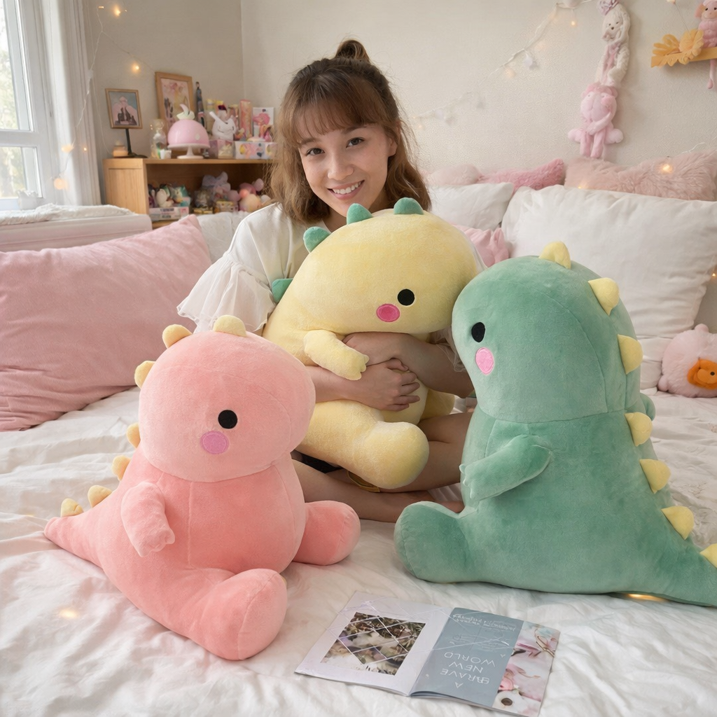 Taco, Taki & Tabi The Dino Family Plushies | ventumra