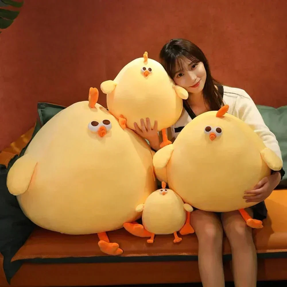CloudCuddle Giant Plush Chick — Oversized Stuffed Bird, Resilient Inner Filling