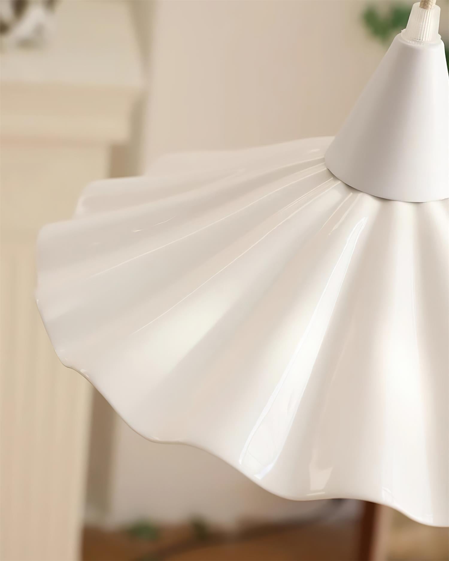Rivora White Ceramic Pendant Light | ventumra