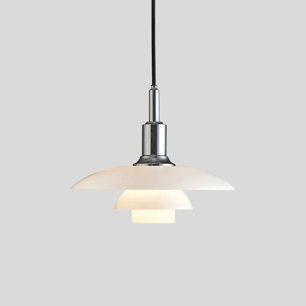 Suspension en verre de style danois pour cuisine, plafonnier design | Ventumra