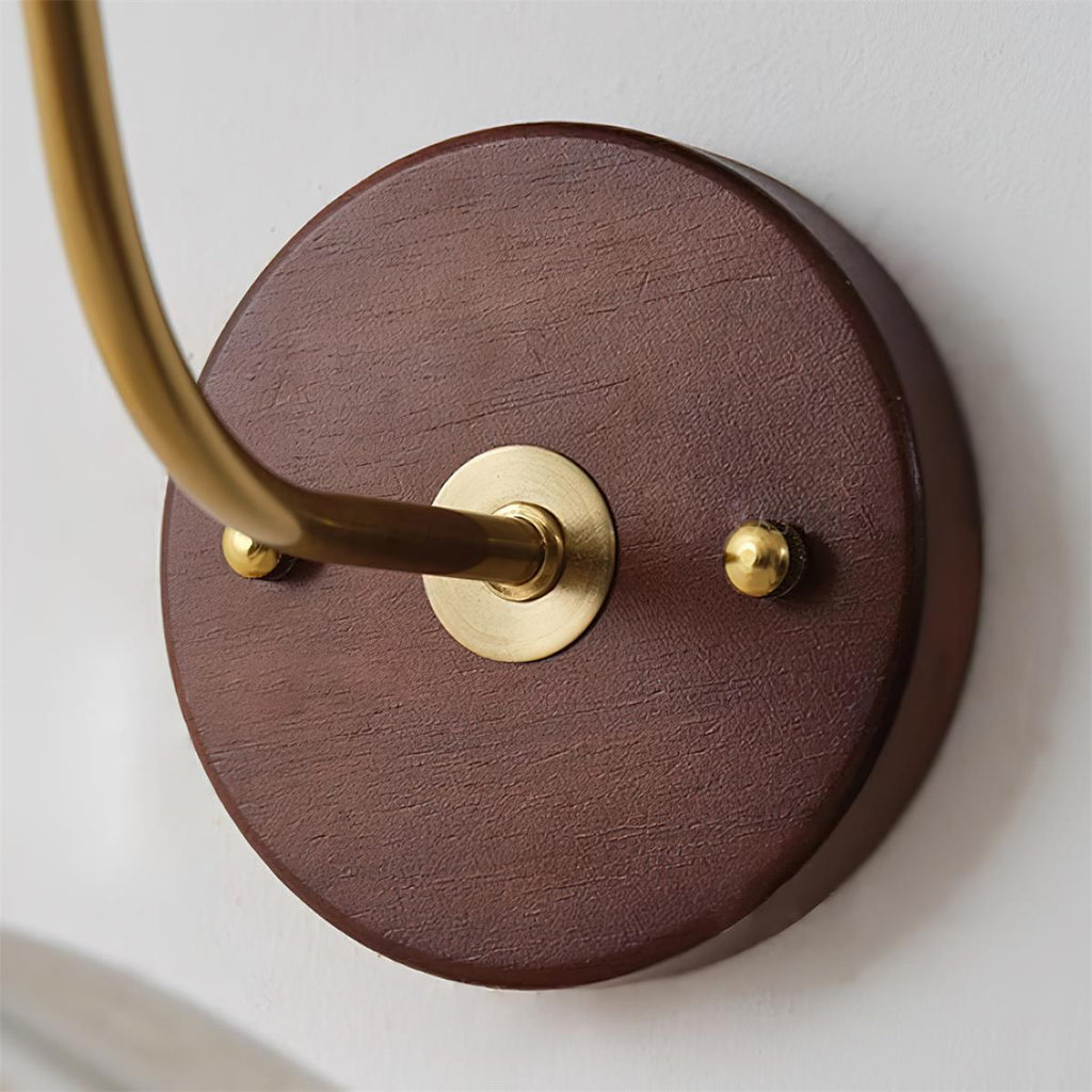 Yuki Wall Lamp Floral Wood Fabirc | ventumra