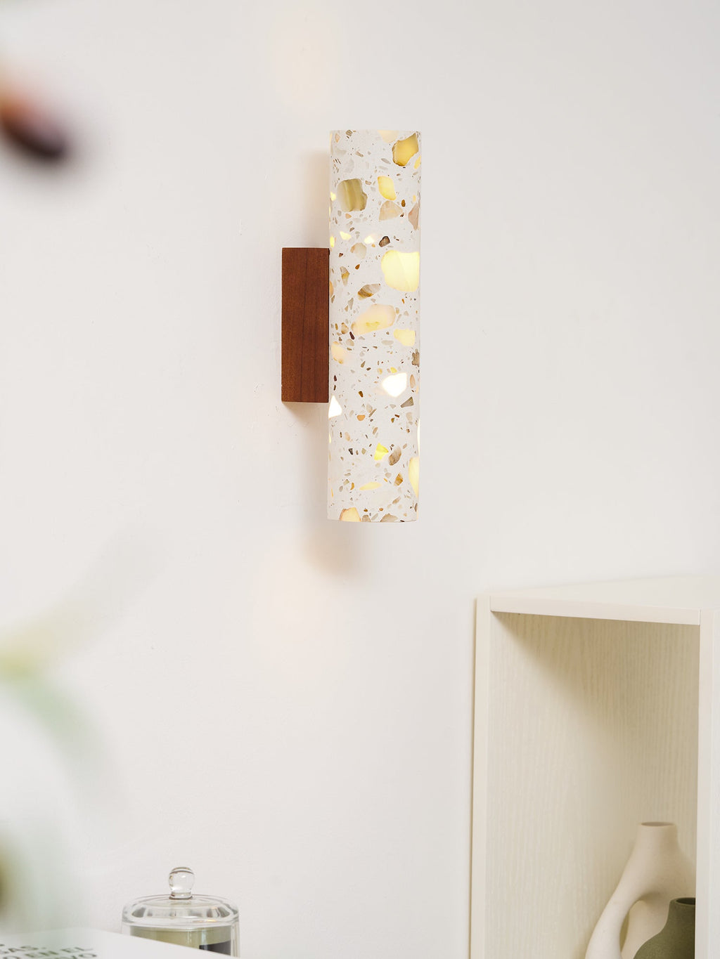 Terrazzo Cylinder -seinävalaisin | Ventumra