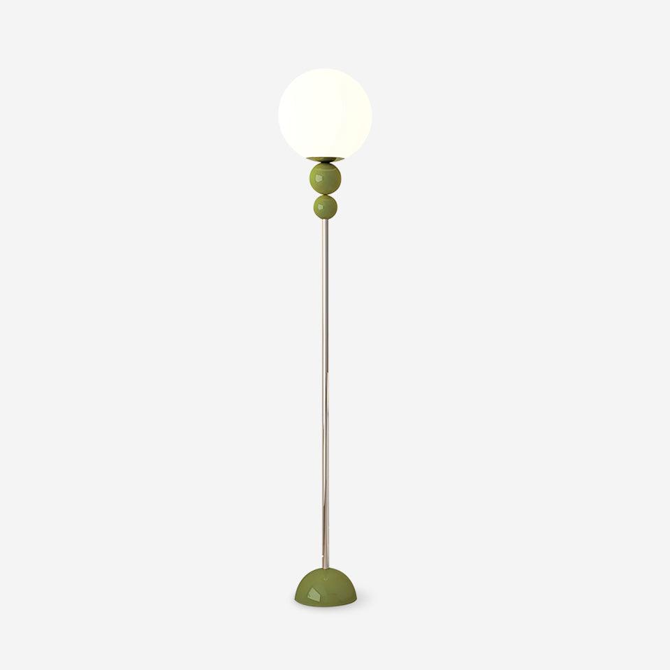Lumara Floor Lamp in Metal and Glass with Modern Style