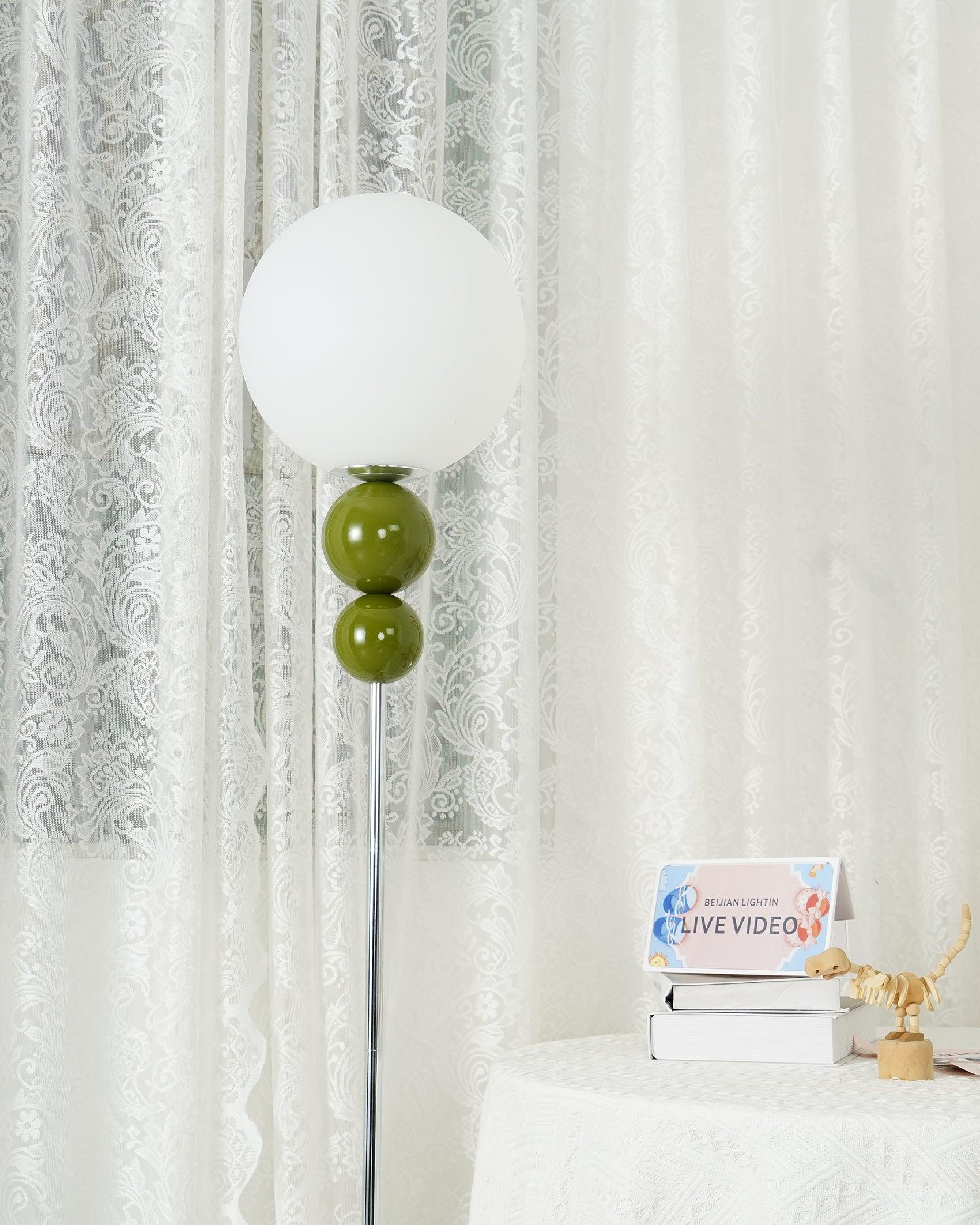 Lumara Floor Lamp in Metal and Glass with Modern Style