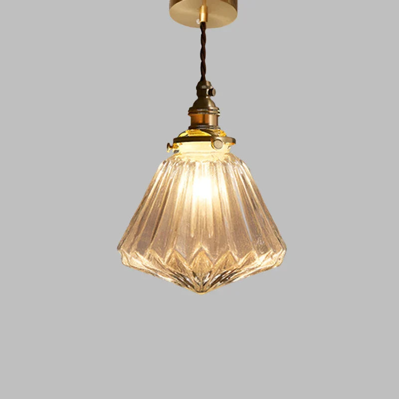 Nordic Clear Glass LED Pendant Light for Modern Interiors and Dining Areas