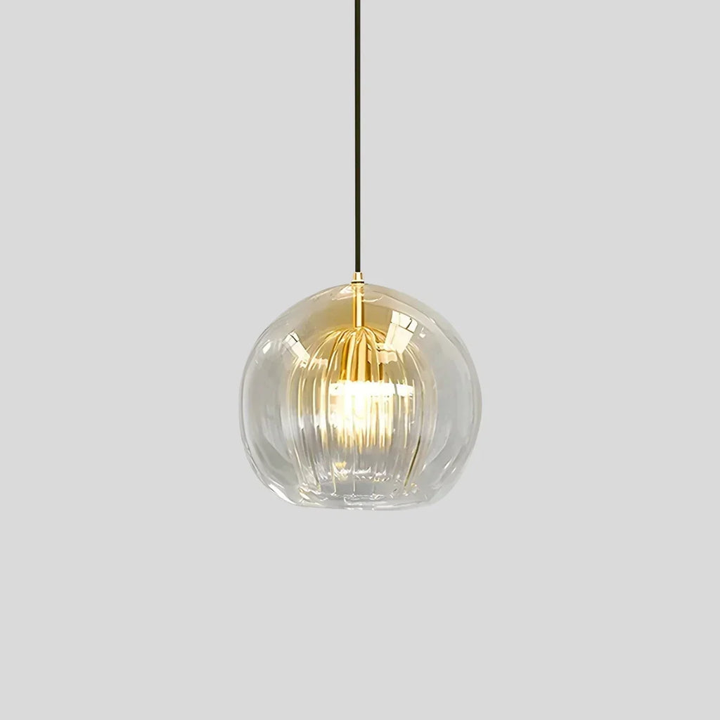Scandinavian Glass Globe Pendant Light For Modern Living Spaces | Ventumra