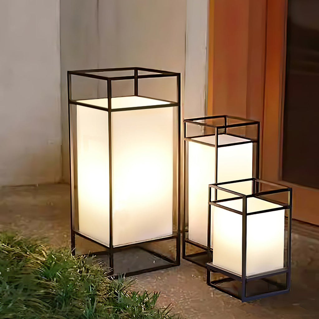 Architektoniczna lampa w formie latarni skrzynkowej | Ventumra