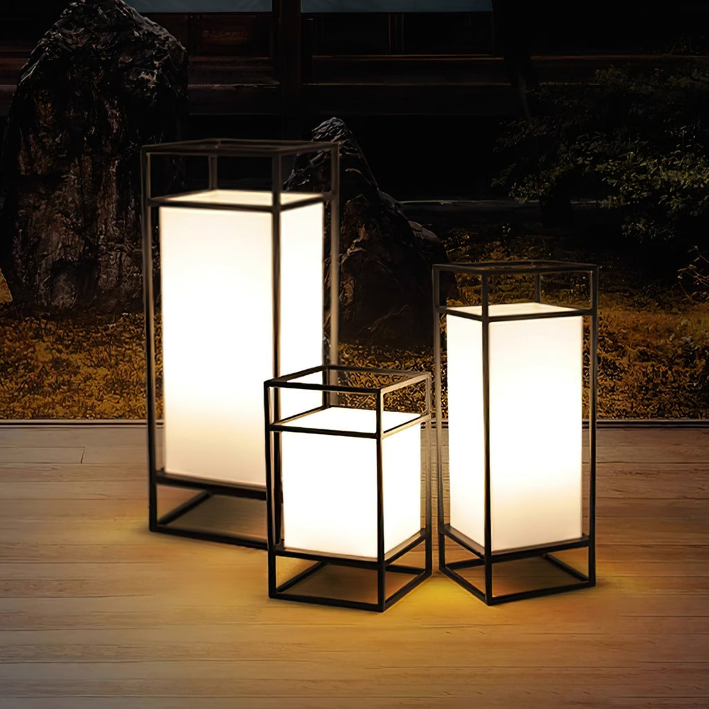 Architektoniczna lampa w formie latarni skrzynkowej | Ventumra