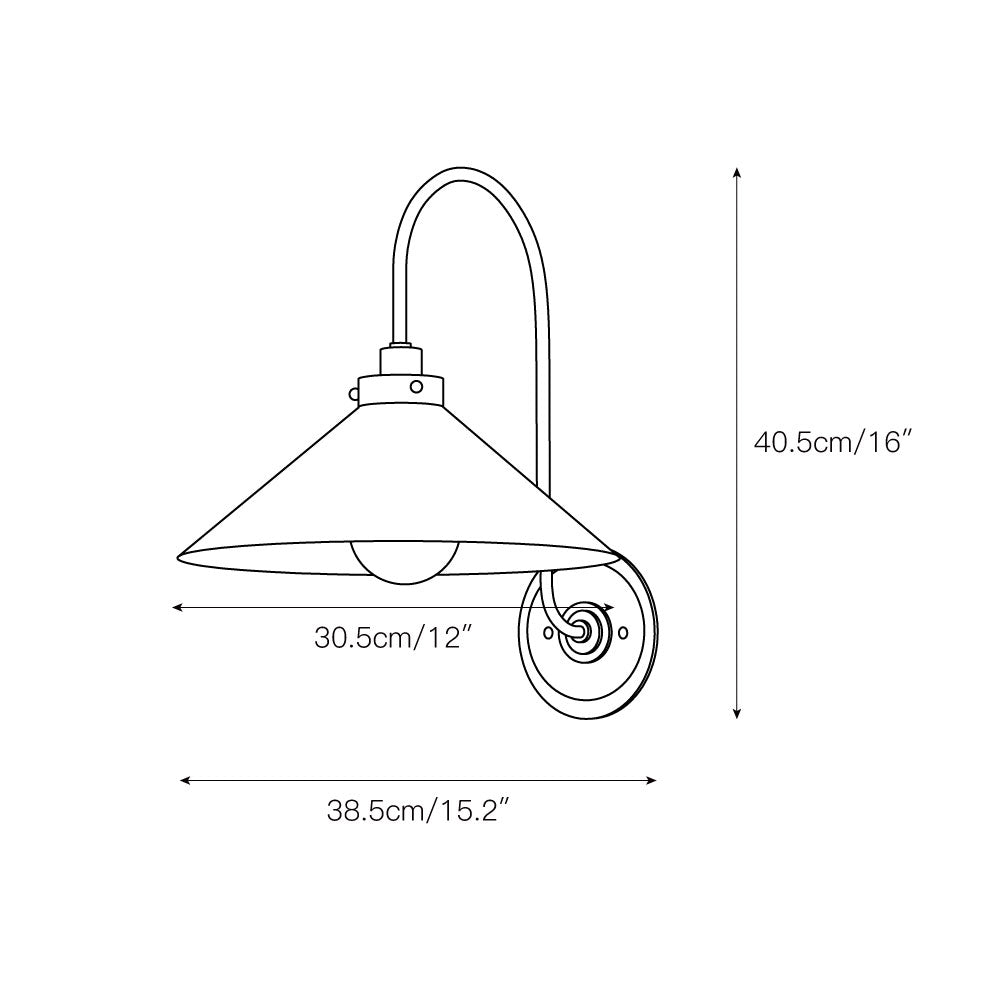 Arden Tapered Wall Sconce | Ventumra