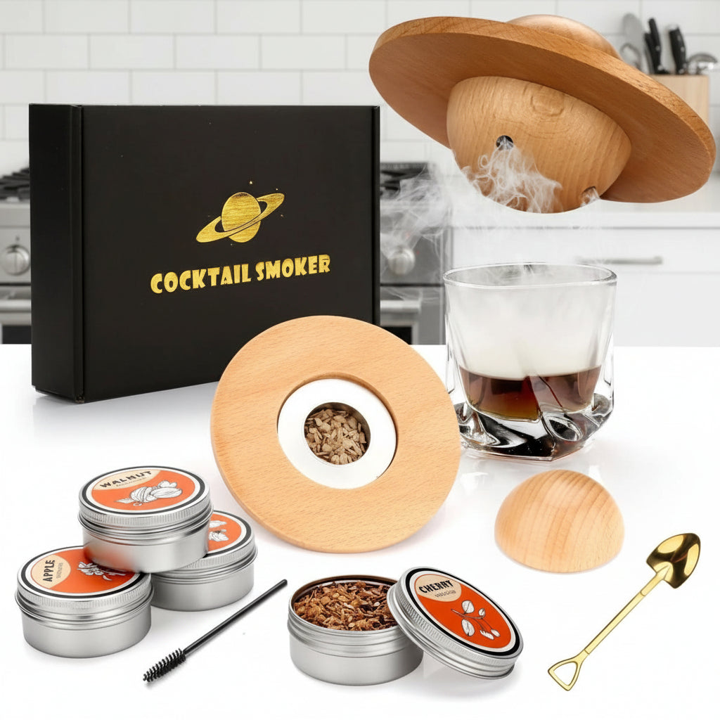 CinderCraft Precision Smoke Delivery System — Cocktail Smoker Kit