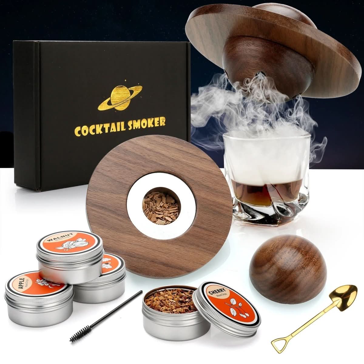 CinderCraft Precision Smoke Delivery System — Cocktail Smoker Kit