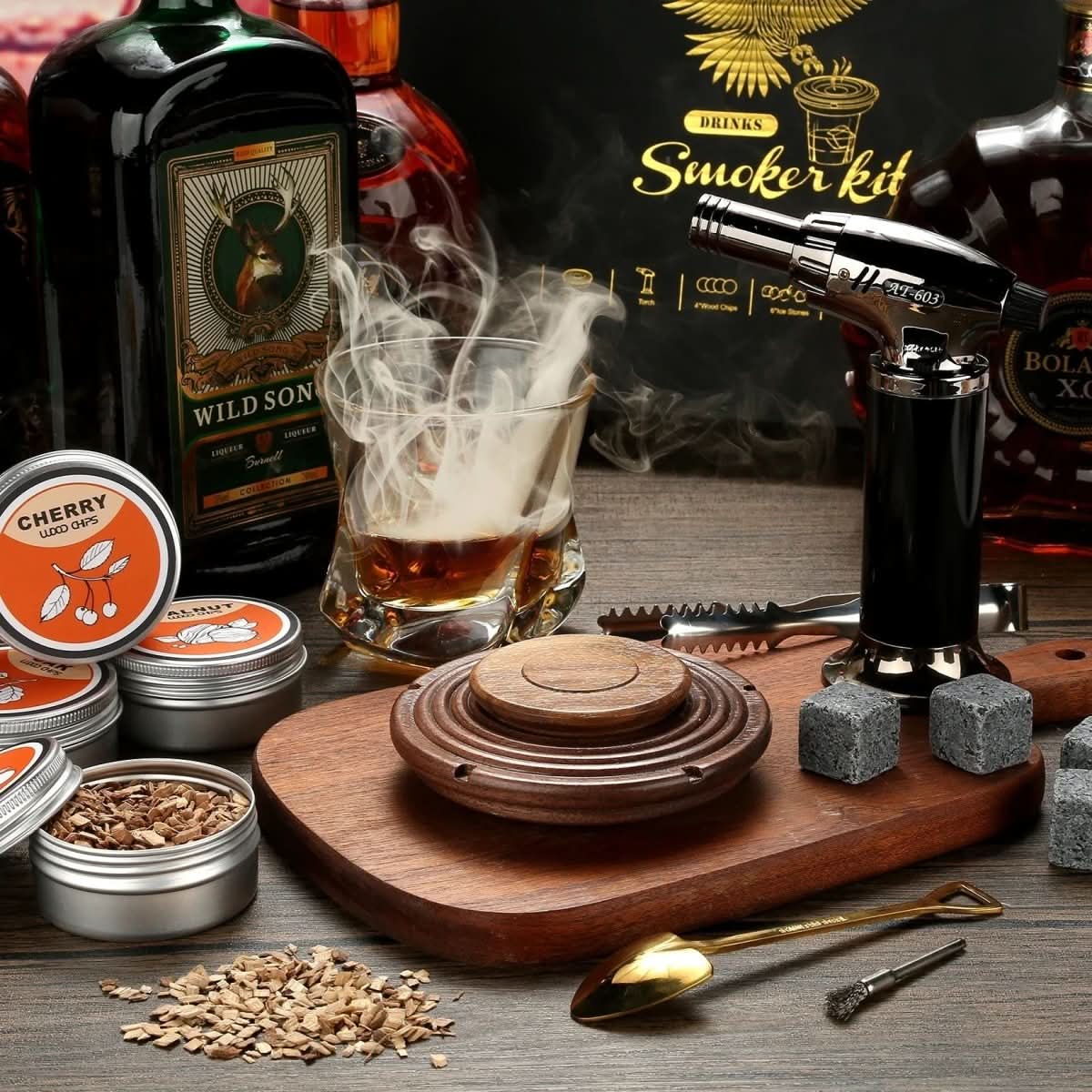 CinderCraft Precision Smoke Delivery System — Cocktail Smoker Kit